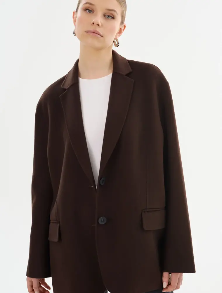 La Marque Ennis Oversized Wool Blazer