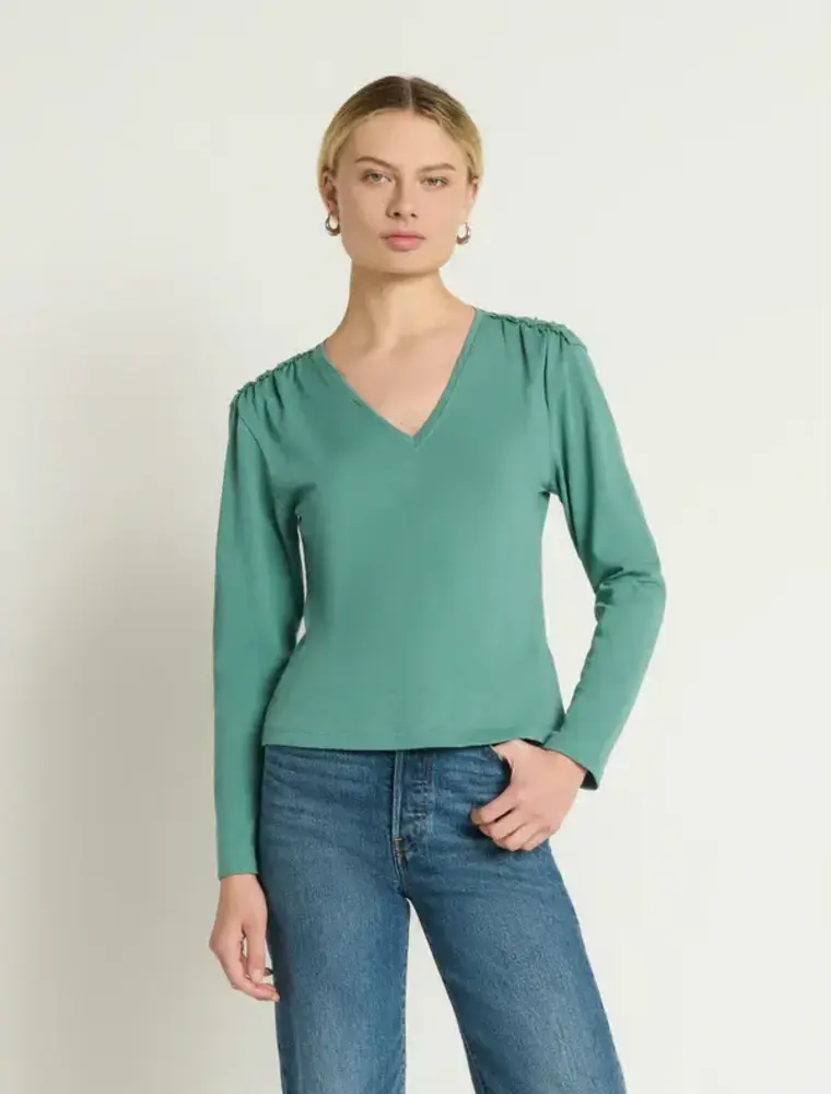 Nation Los Angeles Remi V-Neck Top