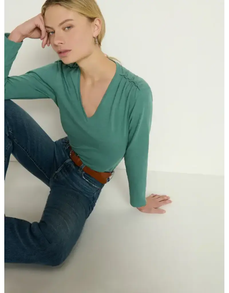 Nation Los Angeles Remi V-Neck Top