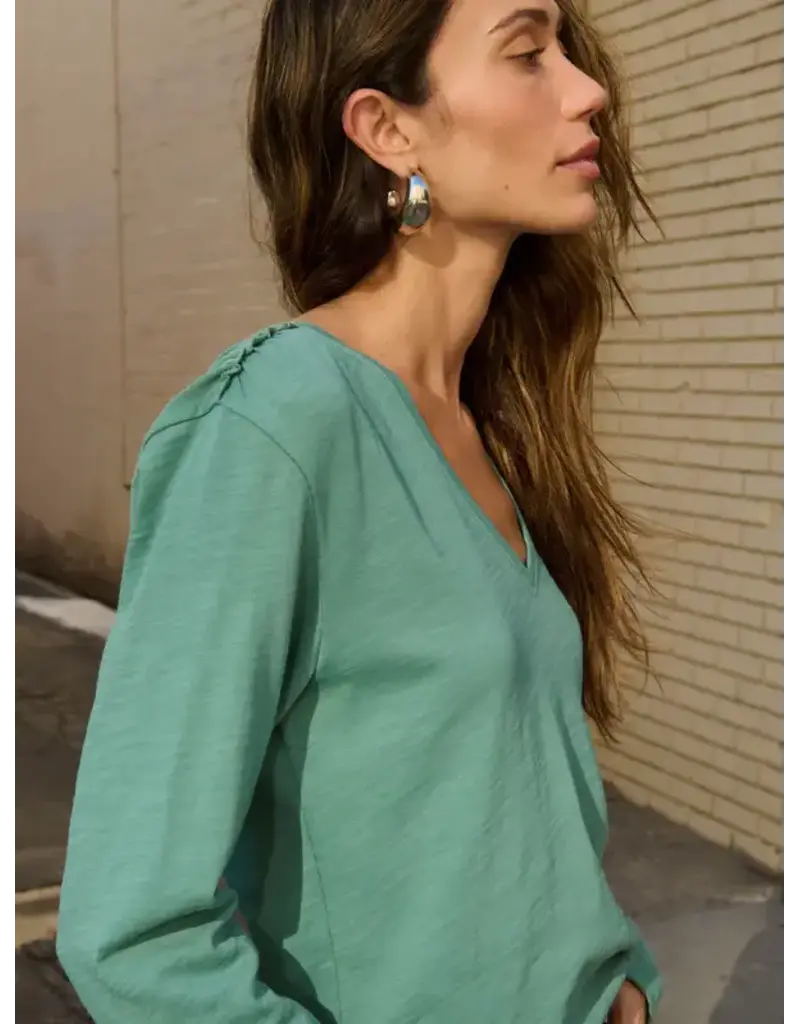 Nation Los Angeles Remi V-Neck Top