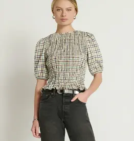 Nation Los Angeles Brinley Smocked Top