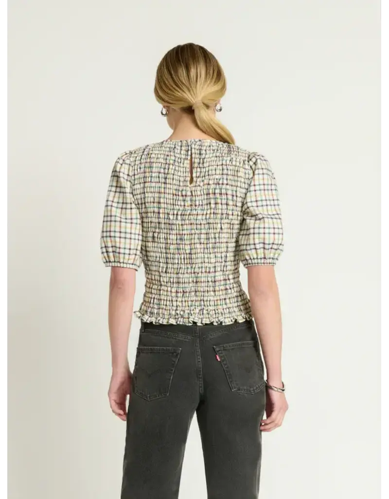 Nation Los Angeles Brinley Smocked Top