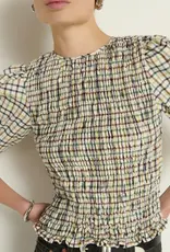Nation Los Angeles Brinley Smocked Top