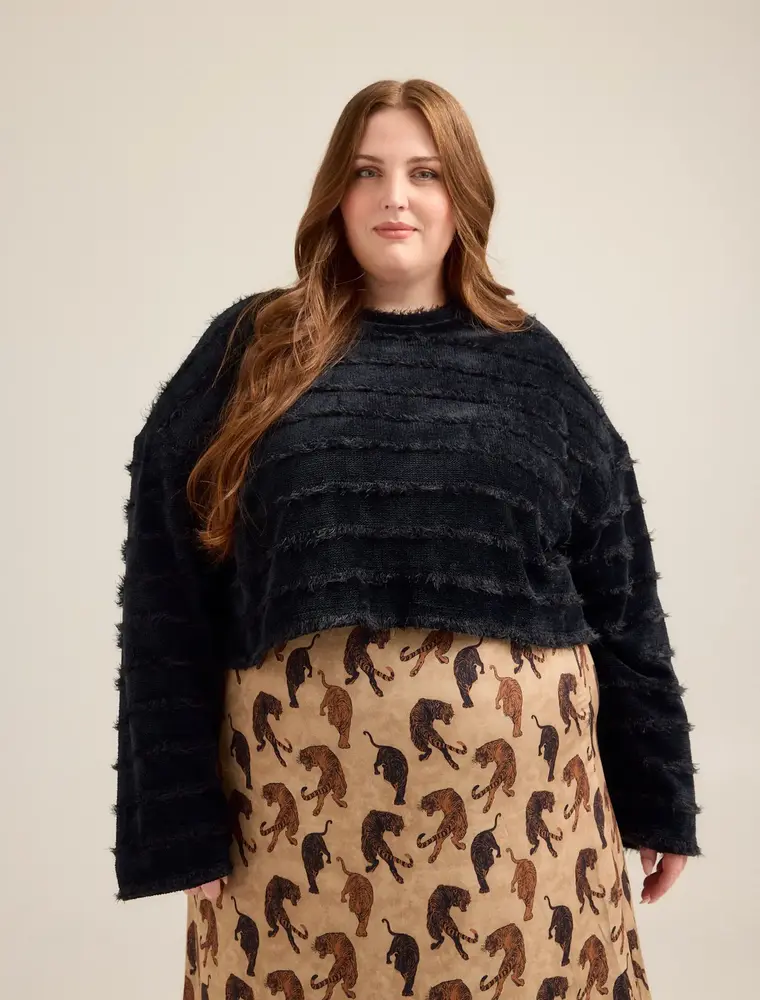 Hilary Macmillan Knit Crop Sweater