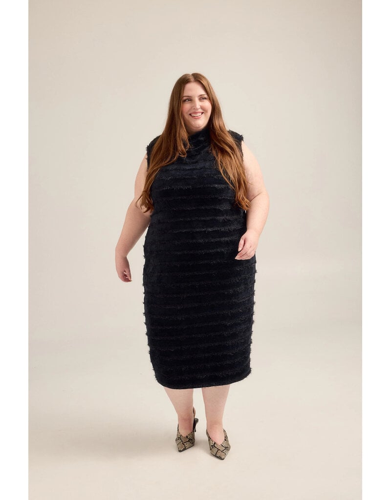 Hilary Macmillan Knit Turtleneck Dress