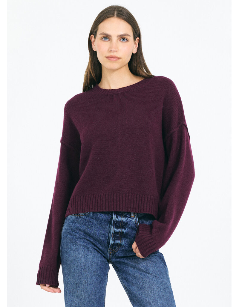 One Grey Day Annika Cashmere Crewneck