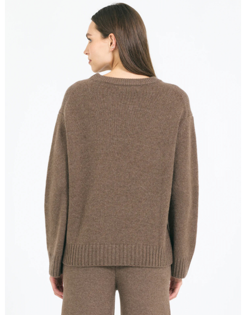 One Grey Day Aster Cashmere Pullover