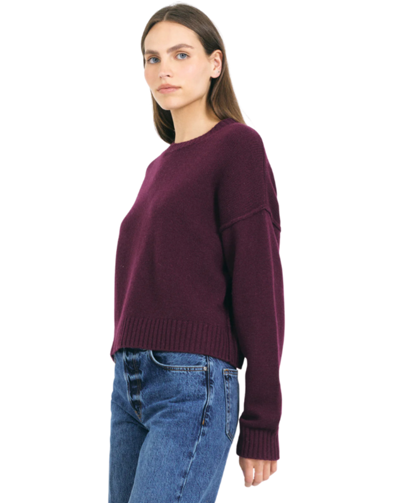 One Grey Day Annika Cashmere Crewneck