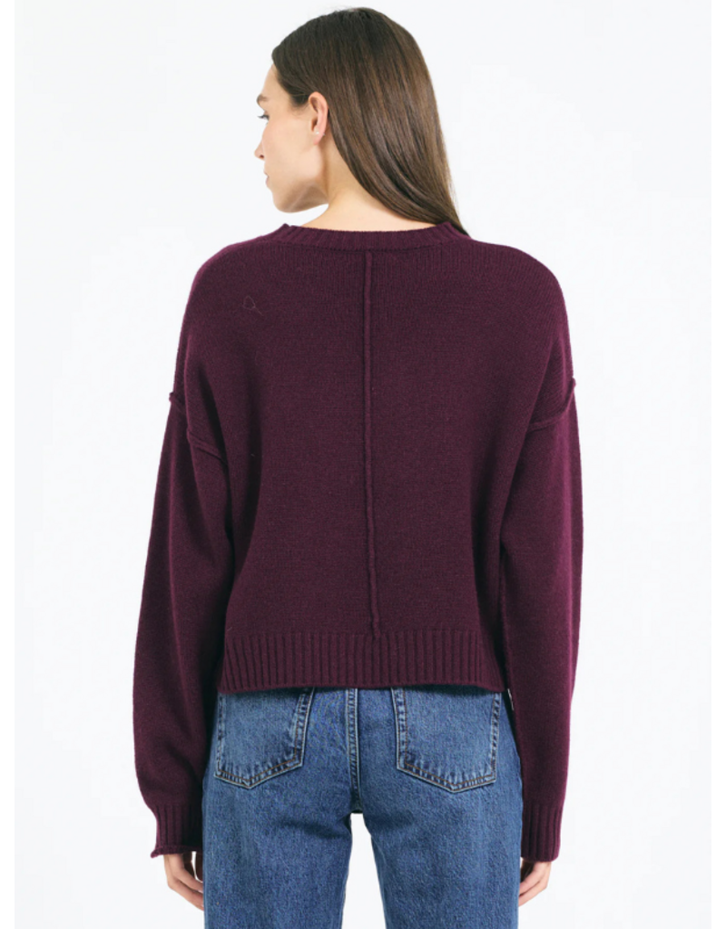 One Grey Day Annika Cashmere Crewneck