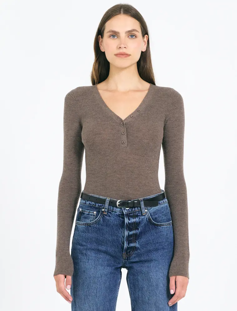 One Grey Day Bristol Merino Henley