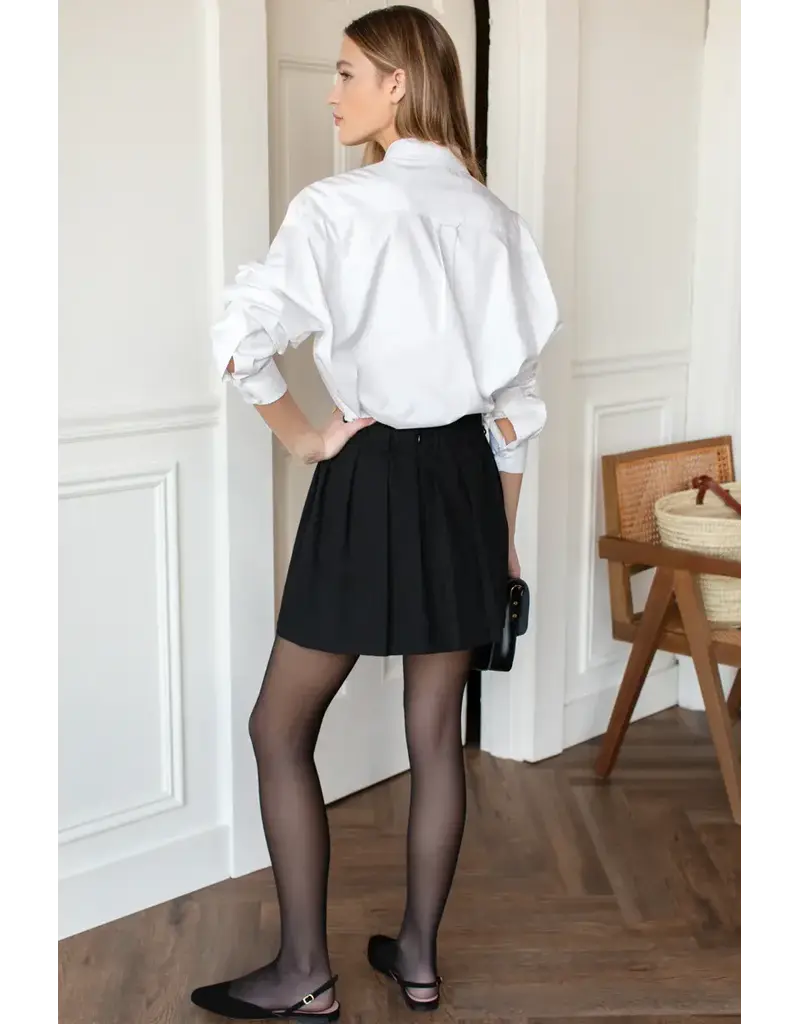 Emerson Fry Soft Pleated Mini Skirt