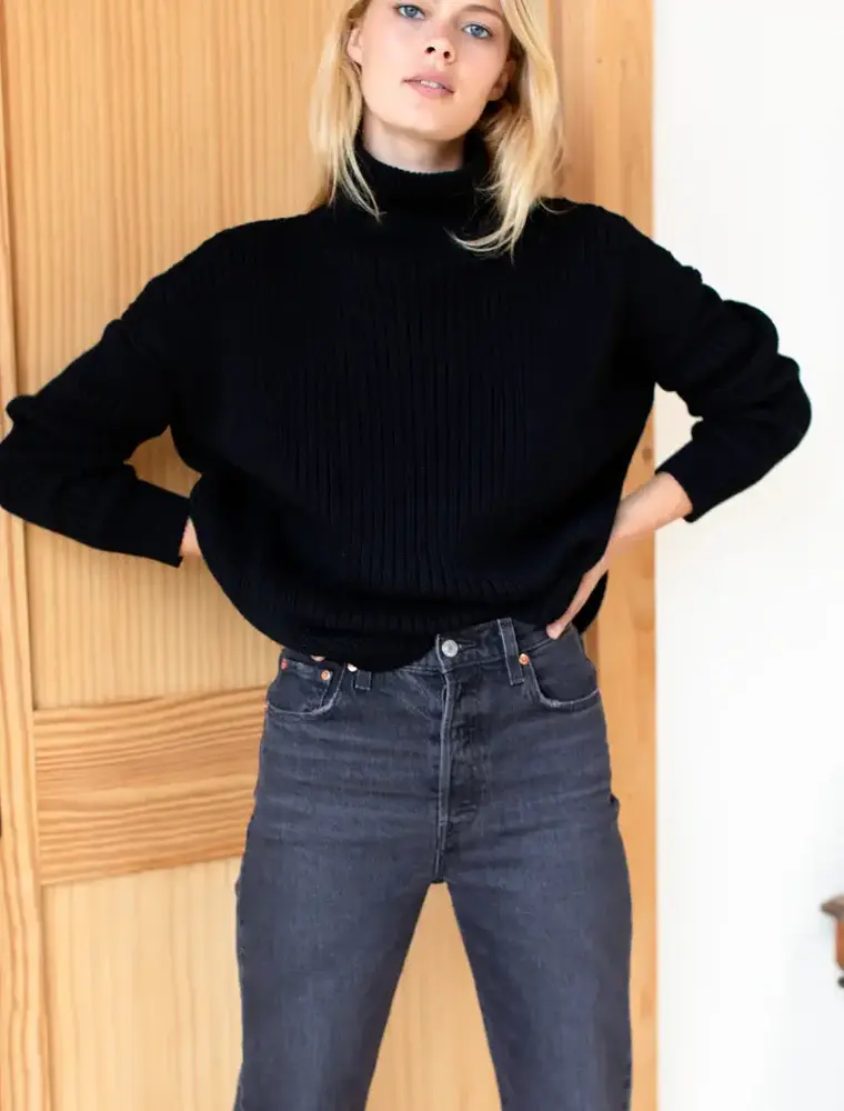 Emerson Fry Carolyn Funnel Neck Sweater