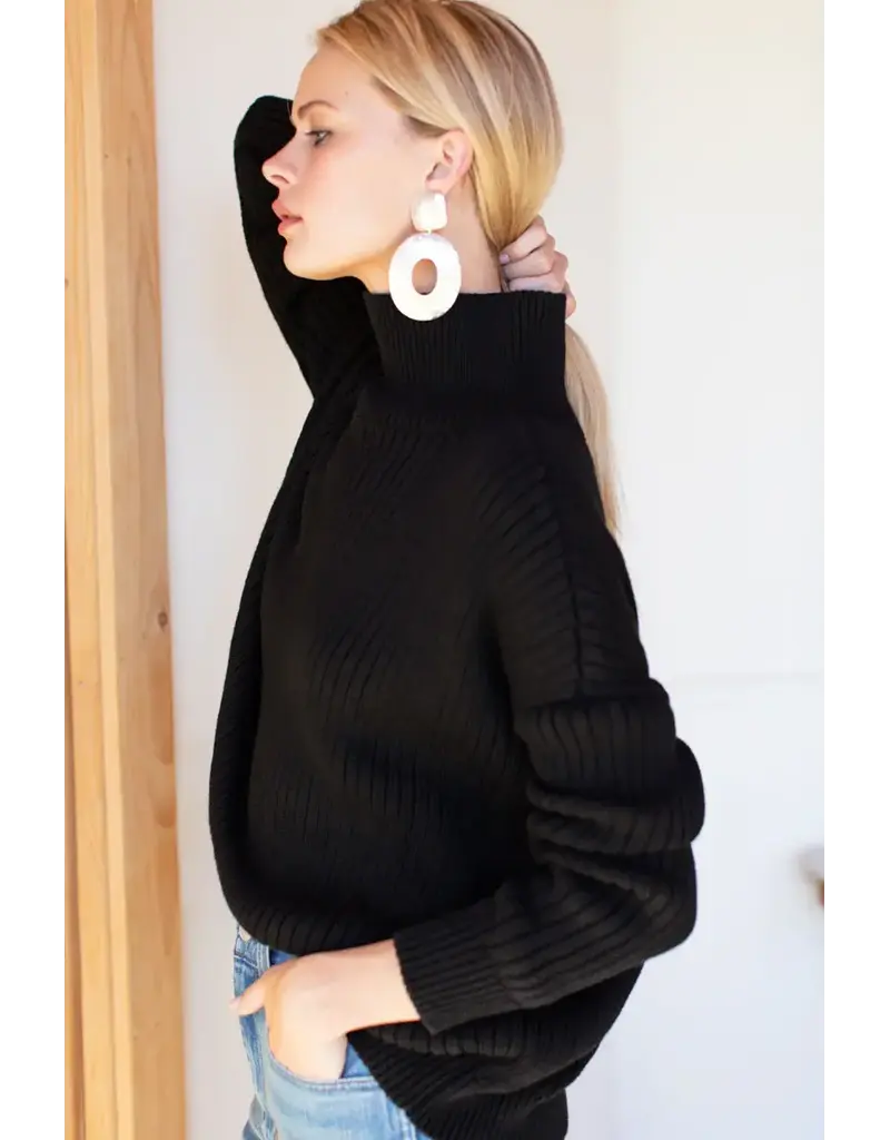 Emerson Fry Carolyn Funnel Neck Sweater
