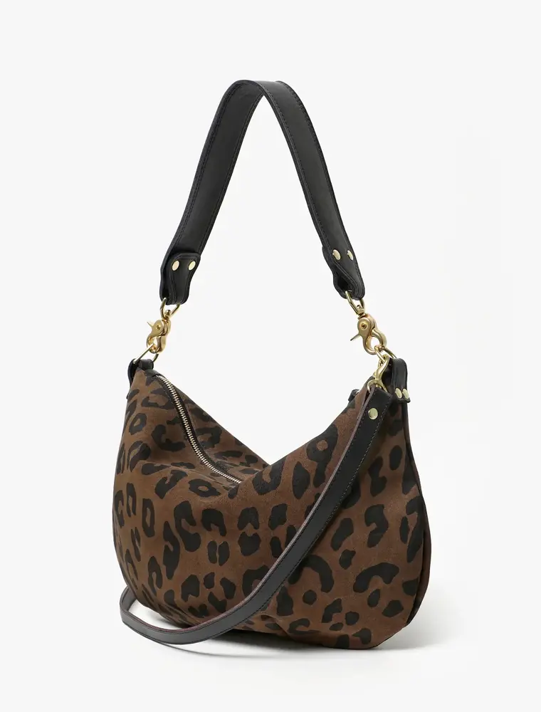 Clare V. Moyen Messenger - Pablo Cat Suede