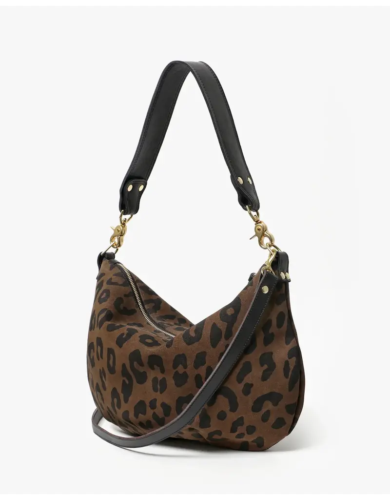 Clare V. Moyen Messenger - Pablo Cat Suede