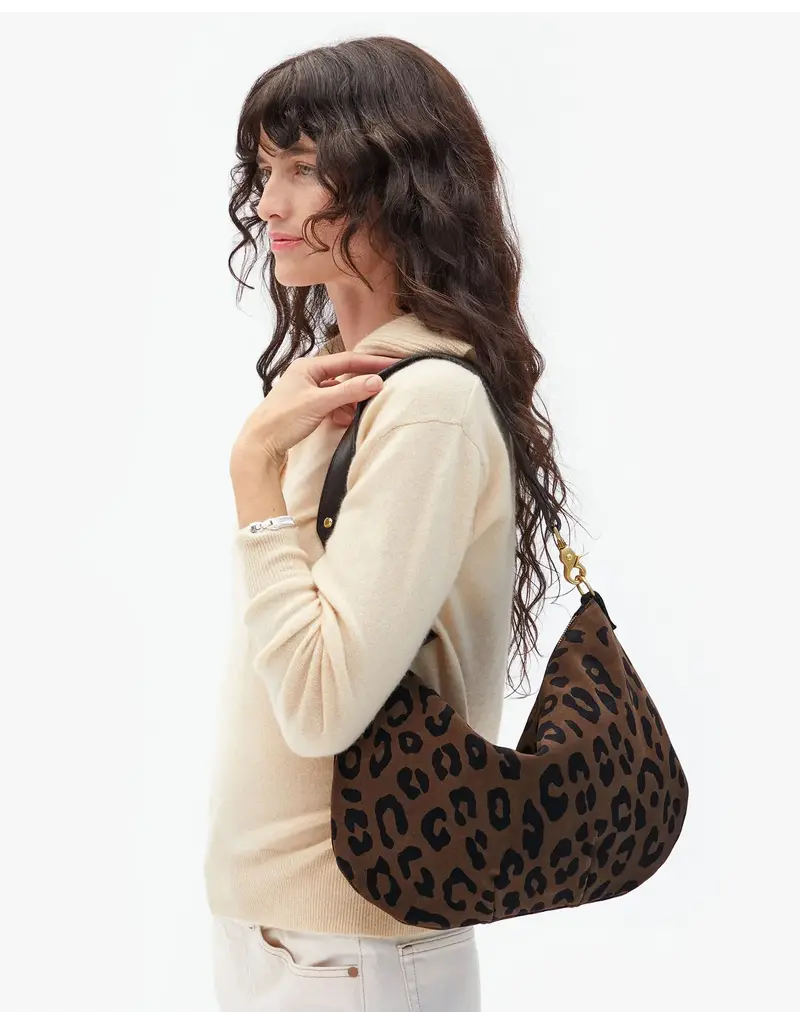 Clare V. Moyen Messenger - Pablo Cat Suede