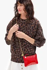 Clare V. Wallet Clutch w/ Tabs - Pucker Patent