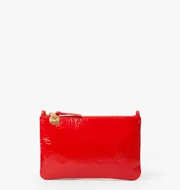 Clare V. Wallet Clutch w/ Tabs - Pucker Patent