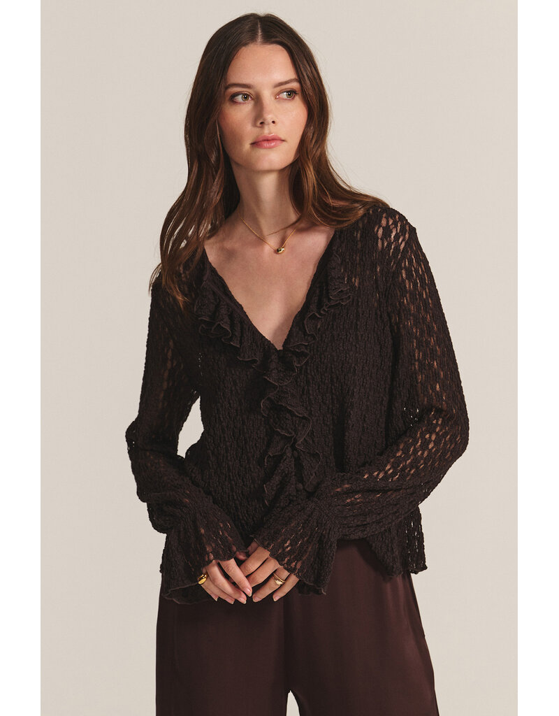 Velvet Natalie Stretch Lace Top