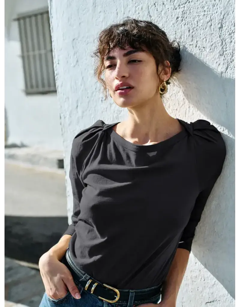 Nation Los Angeles Amelie Envelope Neck Top