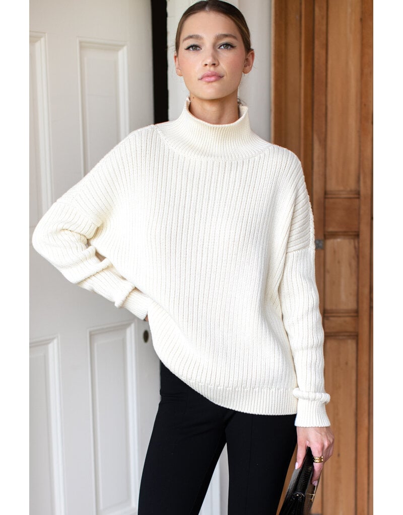 Emerson Fry Carolyn Funnel Neck Sweater