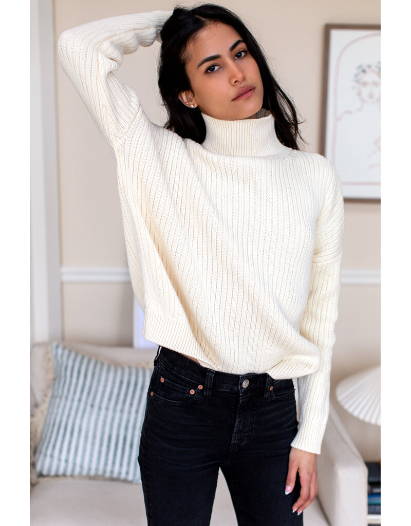 Emerson Fry Carolyn Funnel Neck Sweater