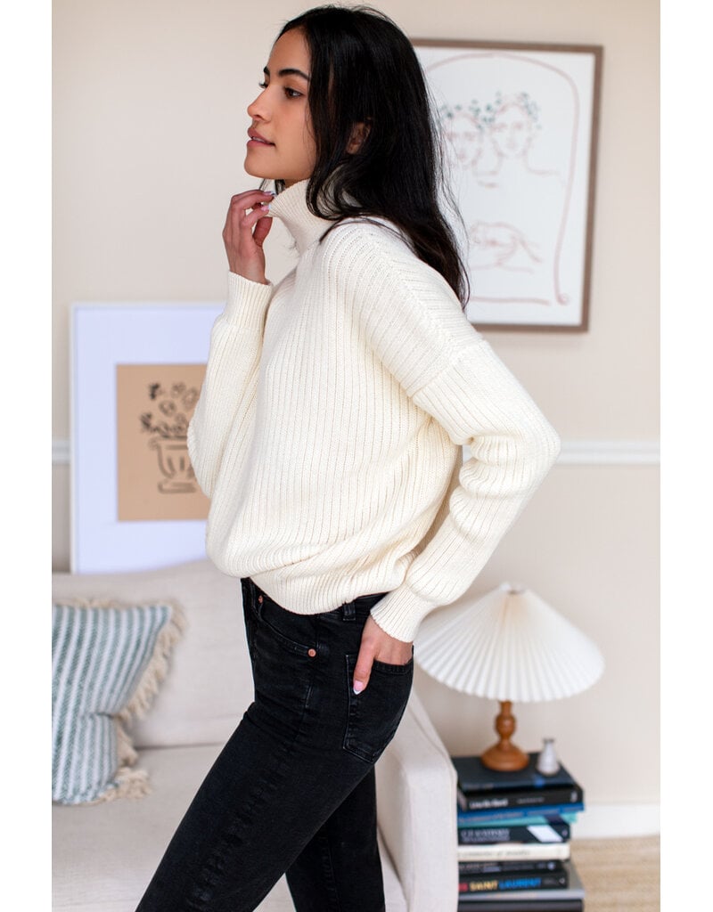 Emerson Fry Carolyn Funnel Neck Sweater