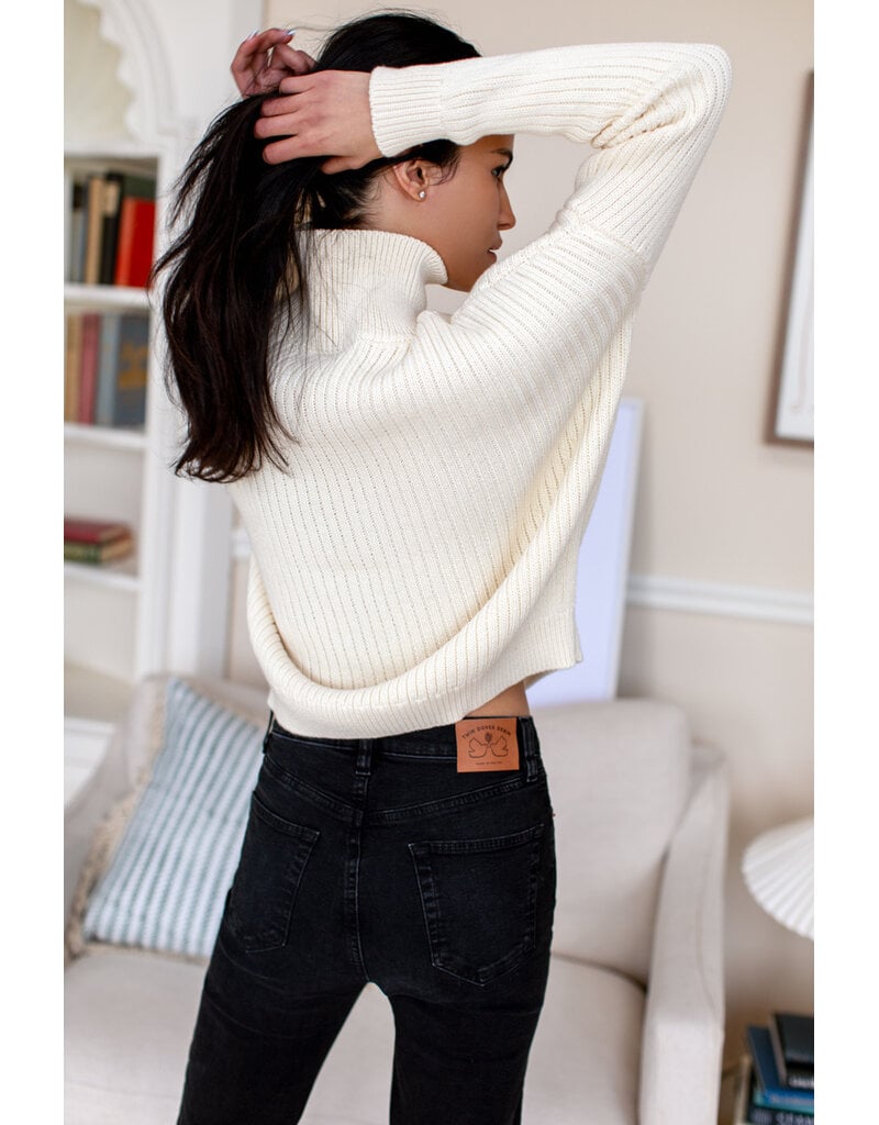Emerson Fry Carolyn Funnel Neck Sweater