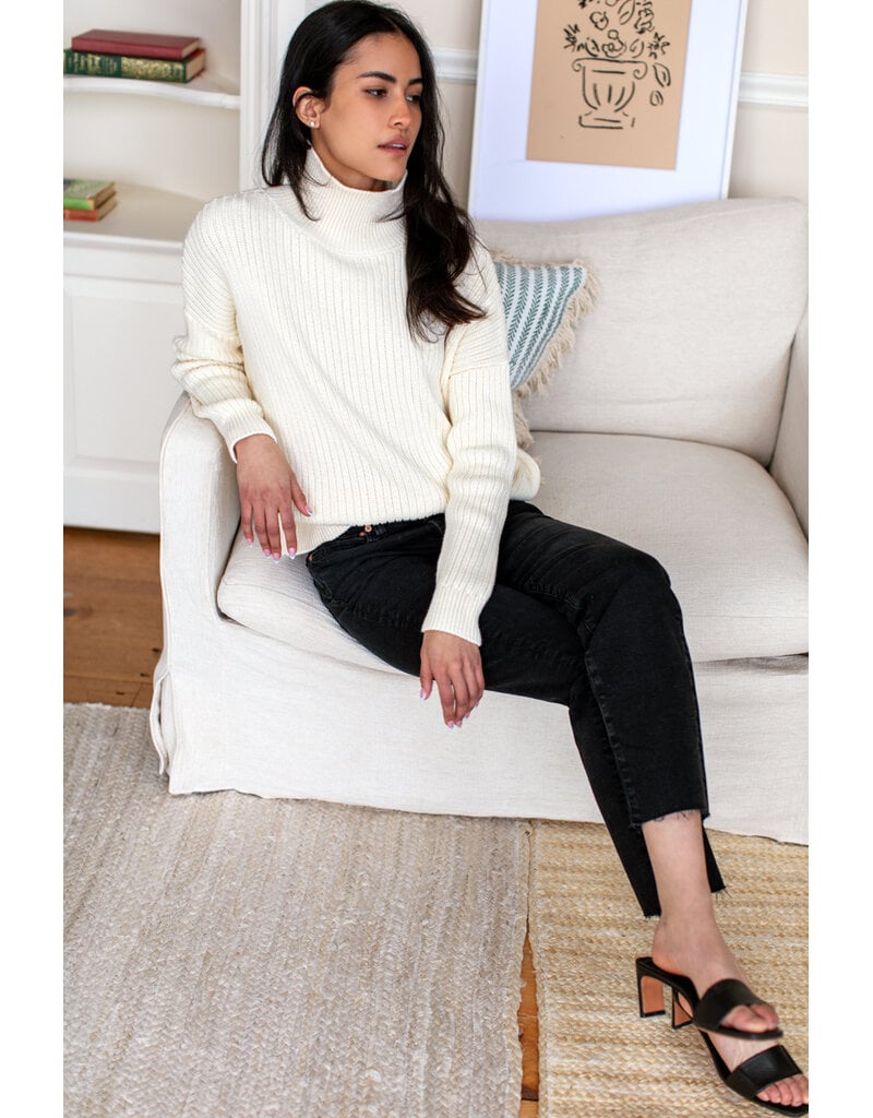 Emerson Fry Carolyn Funnel Neck Sweater