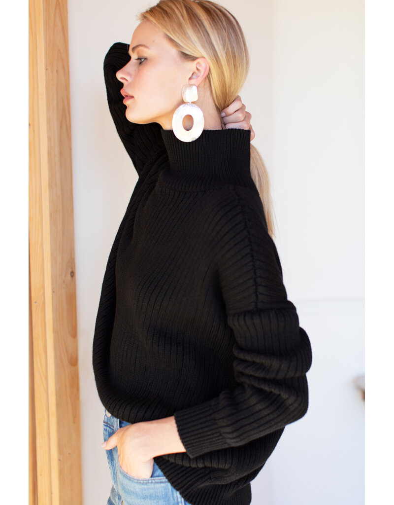Emerson Fry Carolyn Funnel Neck Sweater