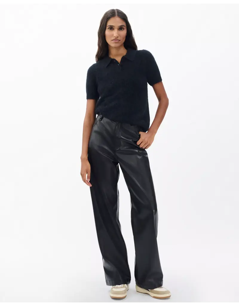 Rag & Bone Jada brushed cashmere ss polo