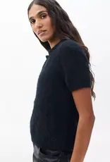 Rag & Bone Jada brushed cashmere ss polo