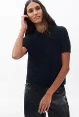 Rag & Bone Jada brushed cashmere ss polo