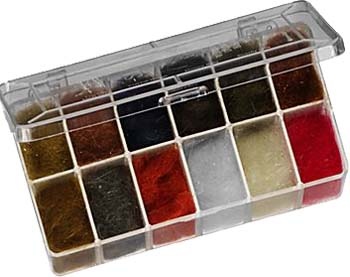 Wapsi Fly Inc. Wapsi Dave Whitlock's Original SLF Dubbing Blends (12) Dispenser #2