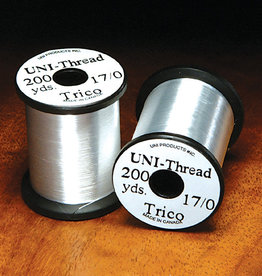 Hareline Dubbin Uni-Thread Trico 17/0 - White