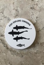 Rep Your Water RepYourWater Silhouette Trio Ceramic Coaster