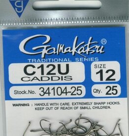 Gamakatsu Gamakatsu C12U Caddis Pupae Hook (25 pack)