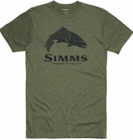 Simms Fishing Simms Wood Trout Fill T-Shirt