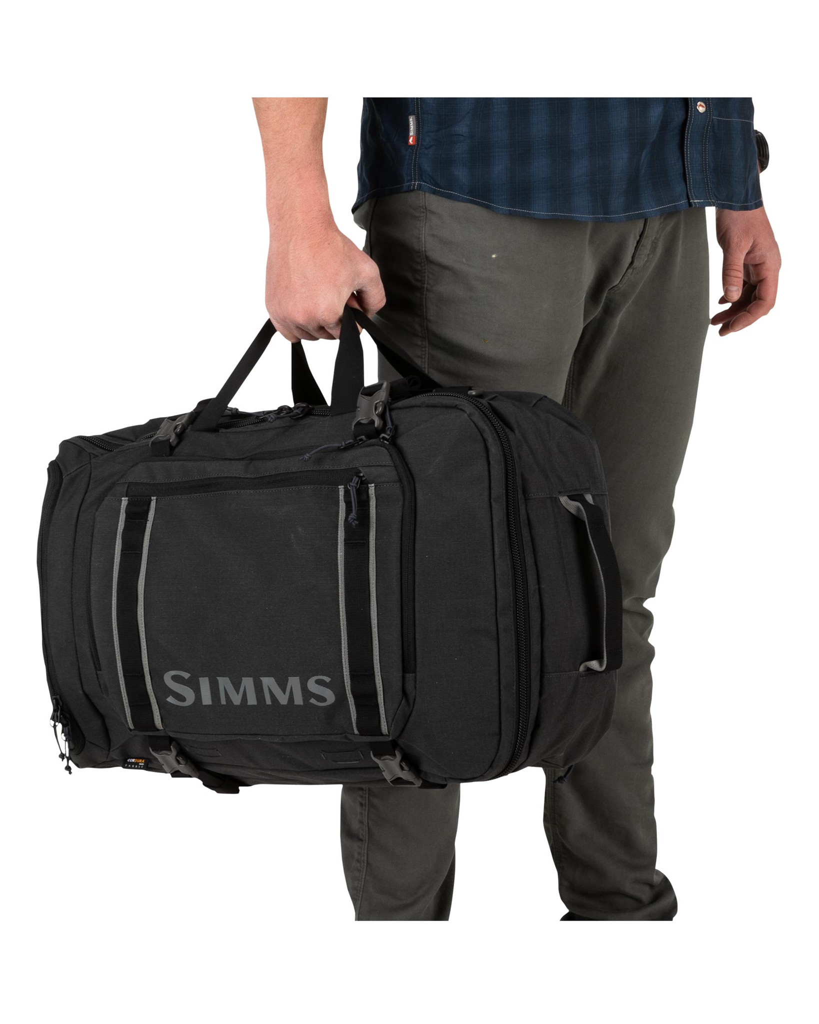 Simms Fishing Simms GTS Tri Carry Duffel Carbon