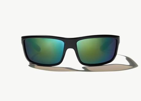 Bajio Bajio Nippers Sunglasses Black Matte Green Glass