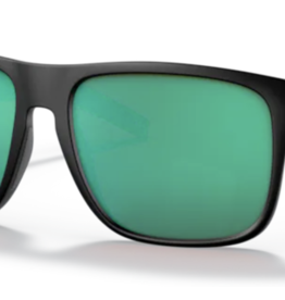 Costa Del Mar Costa Spearo XL Sunglasses Matte Black w/Green Mirror 580G