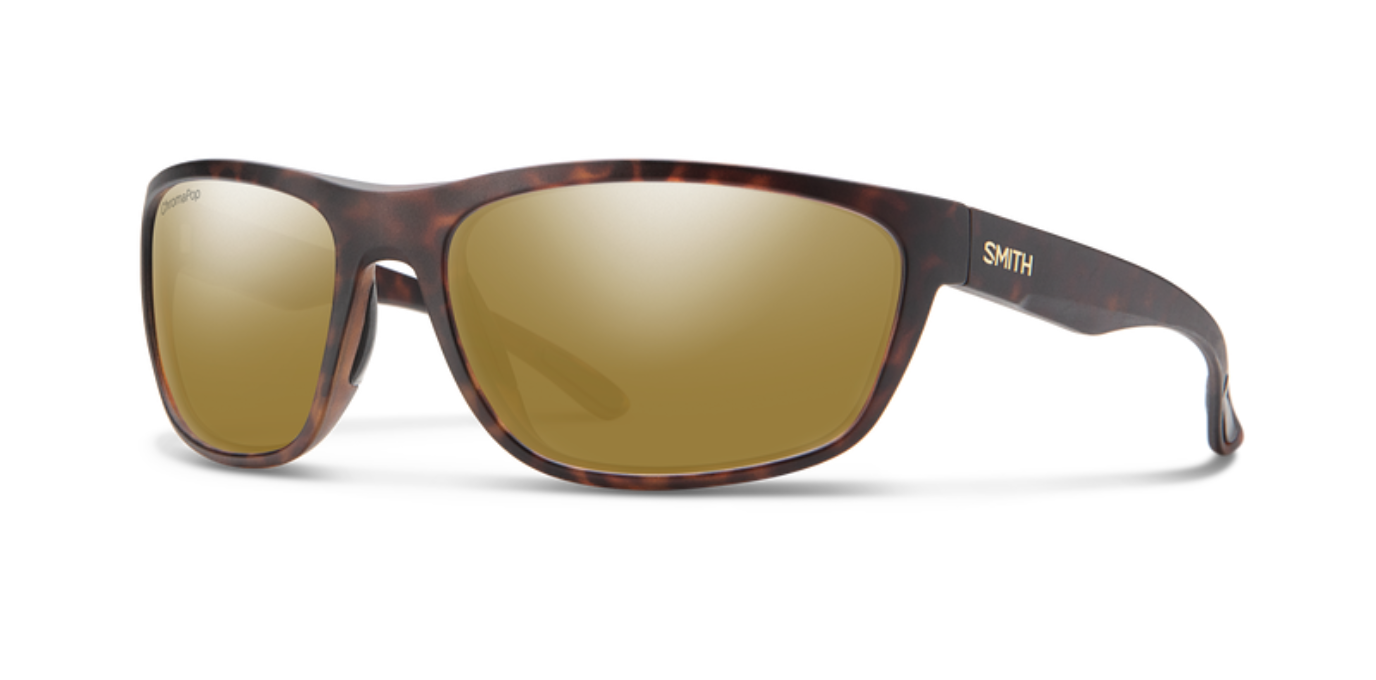Smith Optics Smith Redding Sunglasses Matte Tortoise Chromapop Glass Polarized Brown