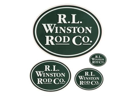 Winston Rod Co. Winston Sticker