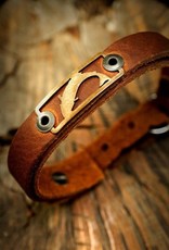 Sight Line Provisions SLP Leather Skinny Bracelet Trout -