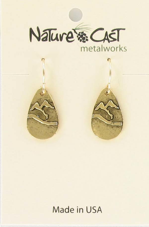 Nature Cast Metalworks Nature Cast Dangle Earrings