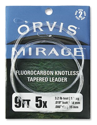 Orvis Orvis Mirage Knotless Leader (2 Pack) 9'