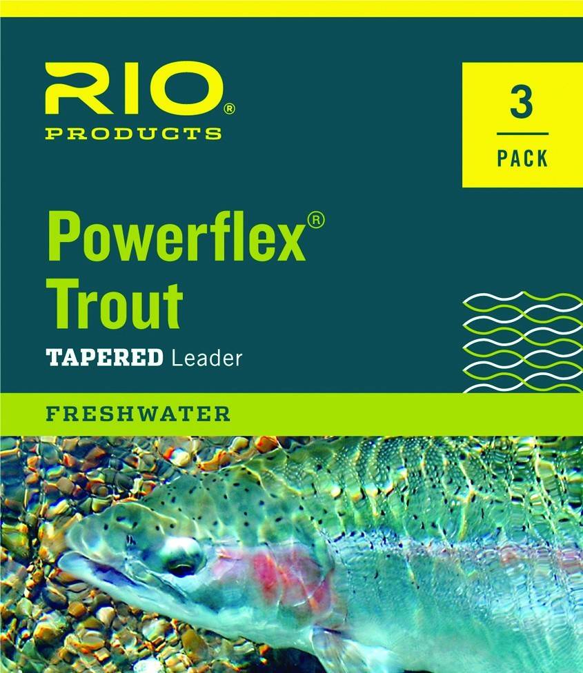 RIO RIO Powerflex Trout Leader 3 Pack -