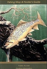 Shook Book Publishing Arkansas River Fishing Map & Guide