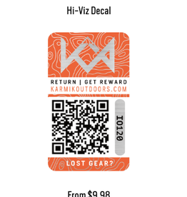 Karmik Outdoors Karmik Outdoors High Viz Premium Decals