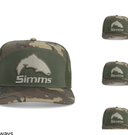Simms Fishing Simms Hat - 7 Panel Trucker Olive